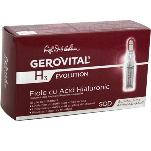 GEROVITAL H3 EVOLUTION acid hialuronic fiole